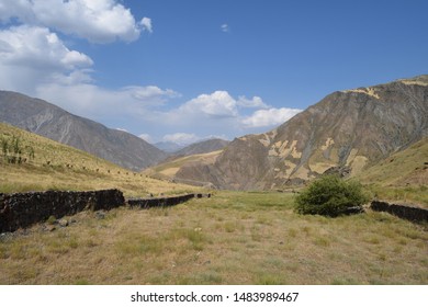 Castle Karon Archeological Site In Darvaz, Tajikistan 