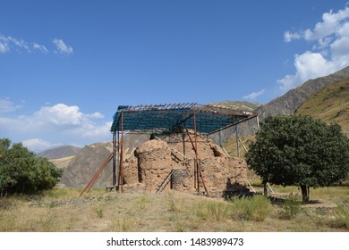 Castle Karon Archeological Site In Darvaz, Tajikistan 