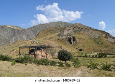 Castle Karon Archeological Site In Darvaz, Tajikistan 