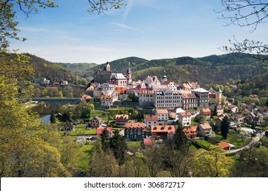 Castle Loket in the Sokolov District, in the Karlovy Vary region, Czech Republic