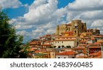 Castle and medieval village of Monteverde Irpino, Avellino, Campania. Italy