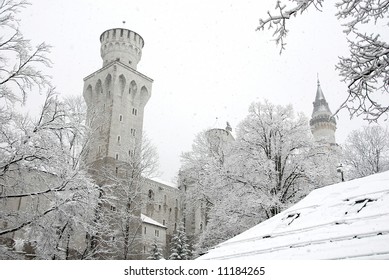 Castle Neuschwanstein (Germany)in Winter