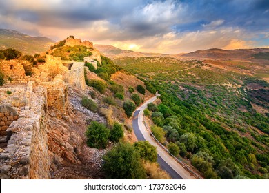 Castle Nimrod In Israel