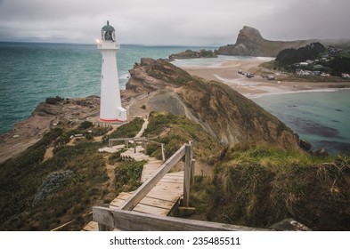 Castle Point lighthouse in New Zealand