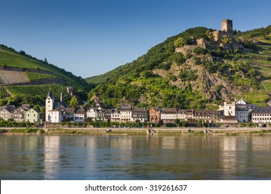 Castle At Rhine River