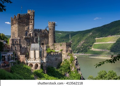 Castle At Rhine River