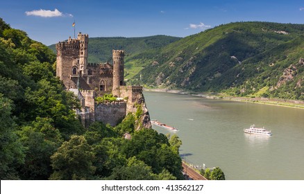 Castle At Rhine River