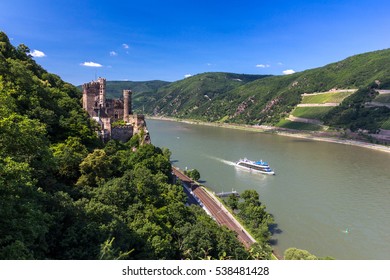 Castle At Rhine River