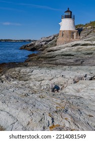 Castle Rock Lighthouse In Newport RI