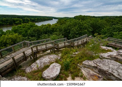 Castle Rock State Park, Illinois, USA.