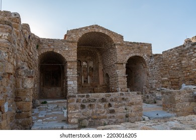 Castle Of Skyros, Ruins Of Old Byzantine Church