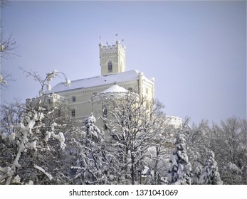 castle in the snow