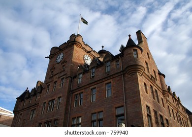 Castle Style Turrets At Leith Walk - Edinburgh