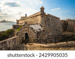 Castle of the Three Kings of Morro in havana, or habana, cuba