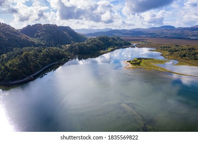 Castle Tioram By Drone On Loch Moidart