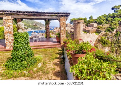 Castle In Tossa De Mar, Spain