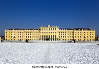 The Schönbrunn Castle In Vienna