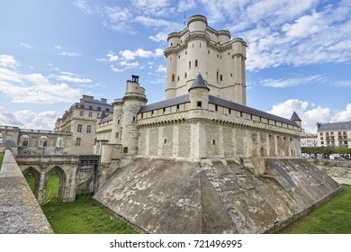 Castle of Vincennes in Vincennes, Paris. France. French royal castle from the Castle of Vincennes in Vincennes, Paris. France. French royal castle from the XIV and XVII centuries - Shutterstock ID 721496995