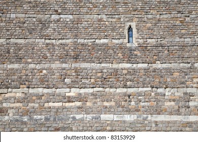 Castle wall and window.