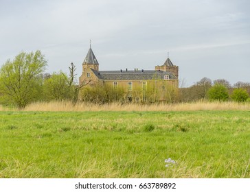 Castle Westhove nearby Oostkapelle embedded in Park Landscape/ Netherlands