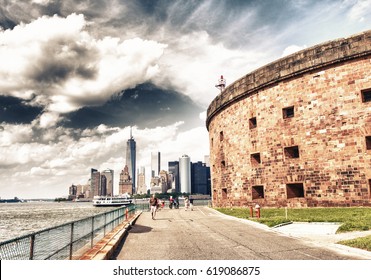 Castle Williams On Governors Island - New York City.