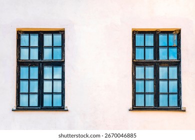Castle window windows texture pattern with bricks in Mir Karelichy District Hrodna Region Belarus.