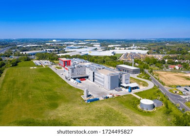 Castleford UK, 6th May 2020: Aerial Photo Of The Haribo Factory Located In The Town Of Castleford In West Yorkshire In The UK, Showing The Main Factory On A Sunny Summers Day