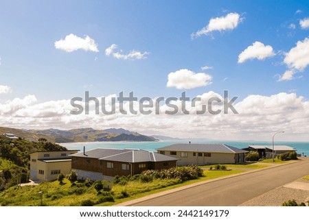 Castlepoint beach and attractions landscape