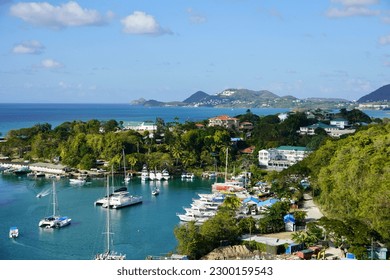 Castries, the capital of the Caribbean Island of Saint Lucia