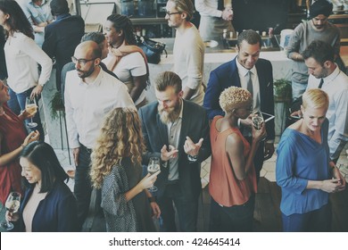 Casual Catering Discussion Meeting Colleagues Concept - Shutterstock ID 424645414