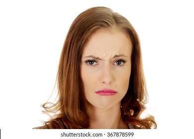 Young Teen Woman Making Squint Isolated Stock Photo 65107501 | Shutterstock