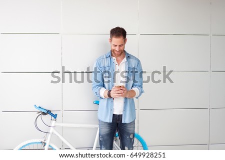 Similar – Image, Stock Photo Casual guy Lifestyle Style