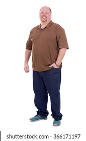 Casual Irish Man On White Isolated Background