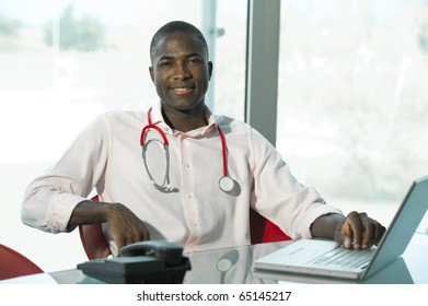 Casual Male Doctor In His Studio