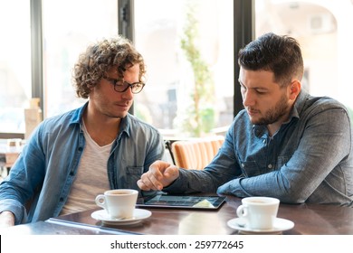 Casual Meeting In A Coffee Shop