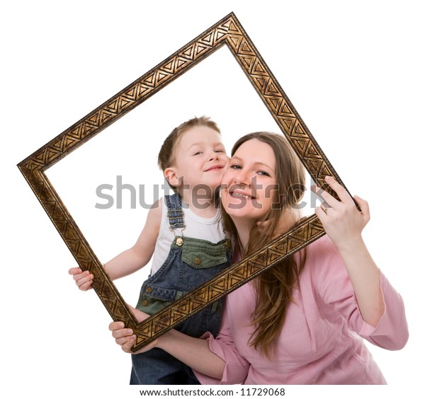 Casual Portrait Mother Son Having Fun Stock Photo Edit Now 11729068