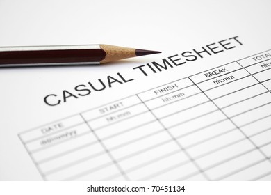 Casual Time Sheet