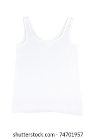 Casual White Singlet For Your Relaxing Day