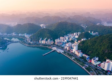 Cat Ba Town Is Located In The Southeast Of Cat Ba Island, Overlooking Lan Ha Bay.