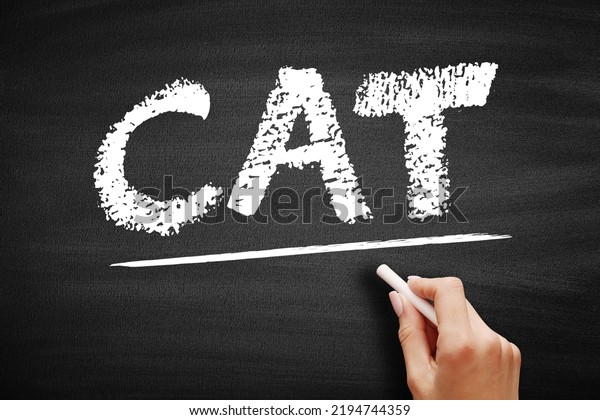 CAT - Computer Assisted Translation is the use\
of software to assist a human translator in the translation\
process, acronym concept on\
blackboard