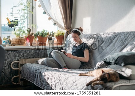 Similar – Image, Stock Photo quarantine Window