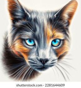 Cat painting