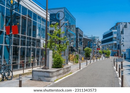 Cat Street, Shibuya, Tokyo. A promenade lined with high-brand stores and cafes.