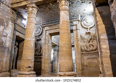 The catacombs kom el shoqafa, top tourism sights in Alexandria Egypt