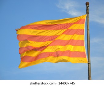 Catalan flag in Lleida