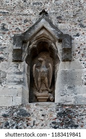 Catania, Sicily - Italy: A Stone Eagle, Symbol Of The Holy Roman Emperor, In The Castello Ursino, Built In The 13th Century As A Royal Castle Of The Kingdom Of Sicily