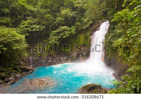 Catarata del Rio Celeste, Azul, Tenorio National Park, Costa Rica