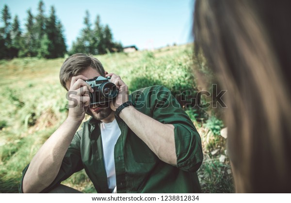 Catch Moments Journey Front View Portrait Stock Photo Edit Now