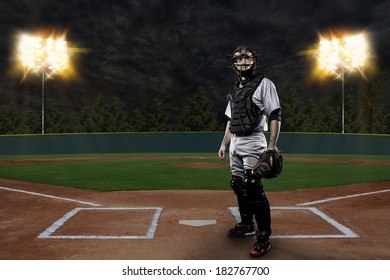 Baseball Catcher Images Stock Photos Vectors Shutterstock