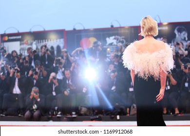 Cate Blanchett walks the red carpet ahead of the 'A Star Is Born' screening during the 75th Venice Film Festival at Sala Grande on August 31, 2018 in Venice, Italy.